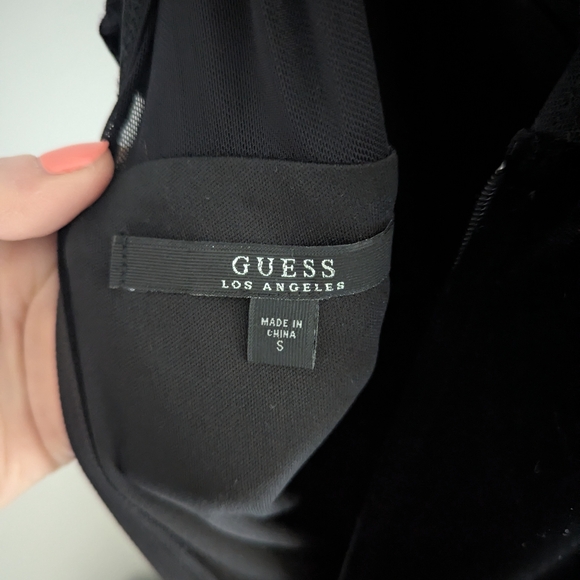 Guess Black and Gold Sparkle Mini Dress - Picture 11 of 16